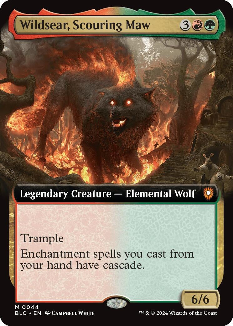 Wildsear, Scouring Maw (Extended Art) (44) (Commander: Bloomburrow)