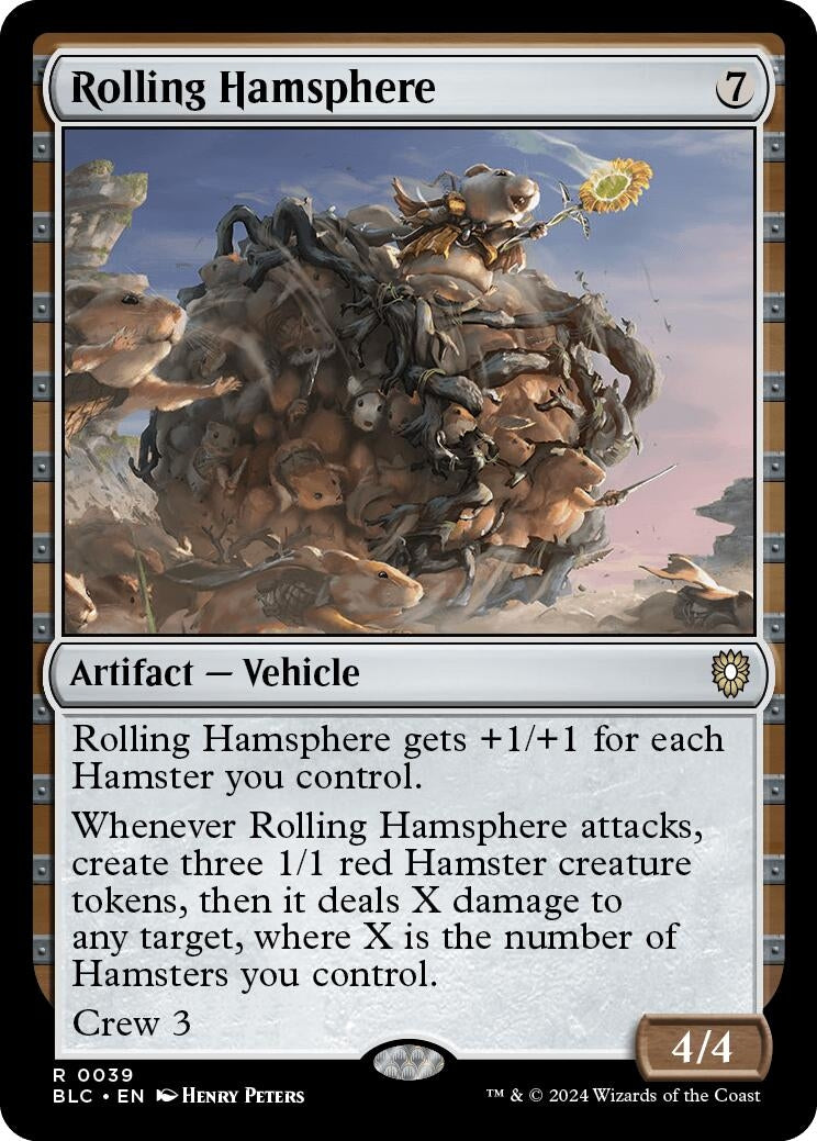 Rolling Hamsphere (39) (Commander: Bloomburrow)