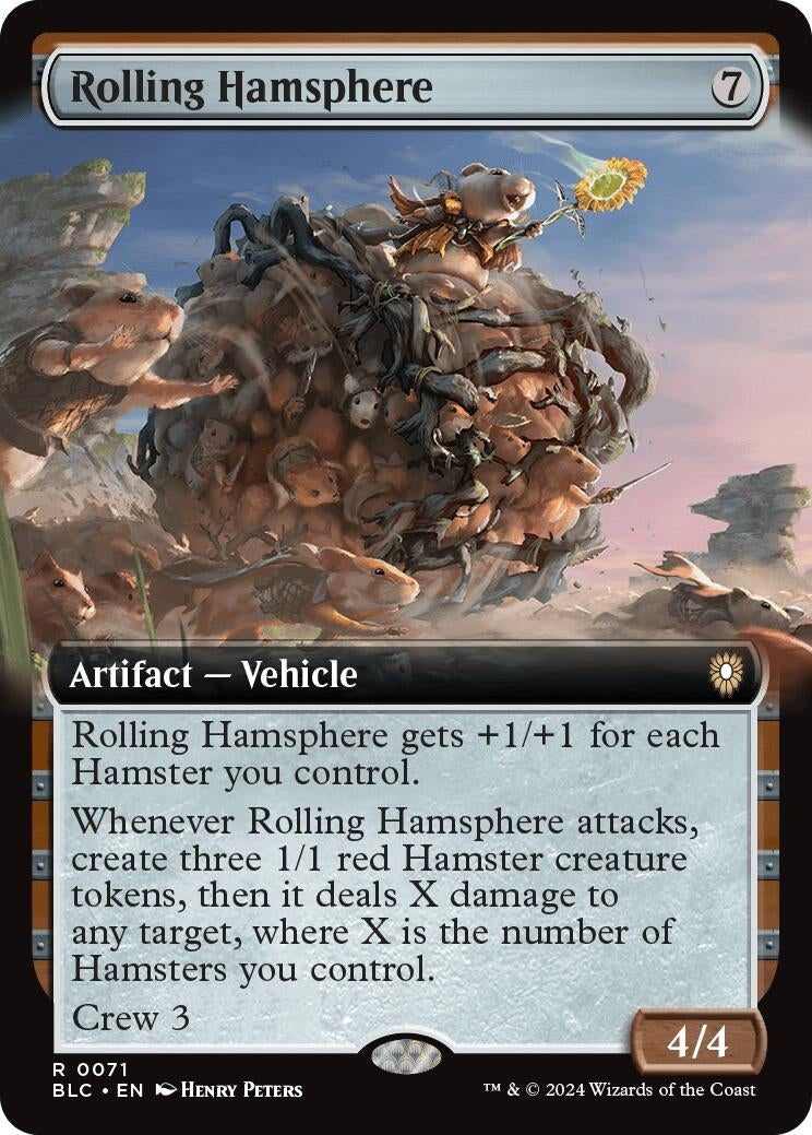Rolling Hamsphere (Extended Art) (71) (Commander: Bloomburrow)