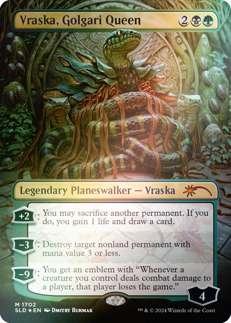 Vraska, Golgari Queen (1702) (Rainbow Foil) (1702) (Secret Lair Drop Series)