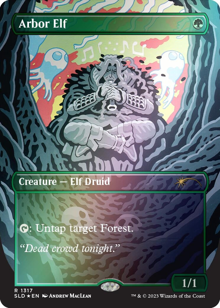 Arbor Elf (Rainbow Foil) (1317) (Secret Lair Drop Series)