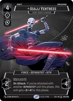 Image for Asajj Ventress - Count Dooku's Assassin (005/006) [CE2024]