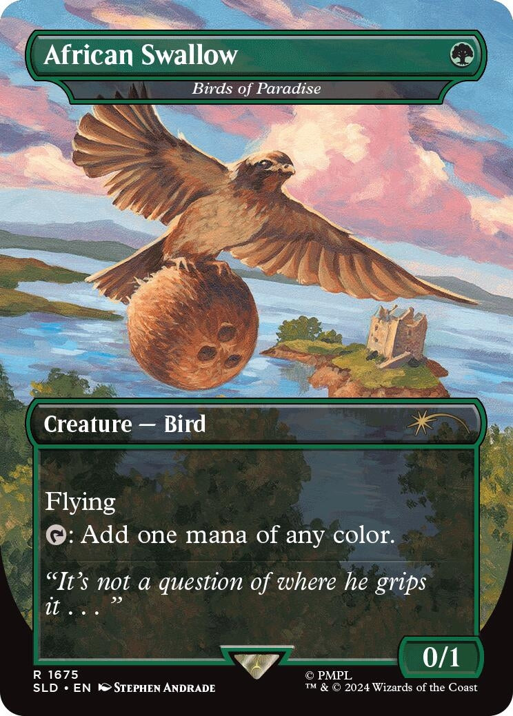African Swallow - Birds of Paradise (1675) (Secret Lair Drop Series)