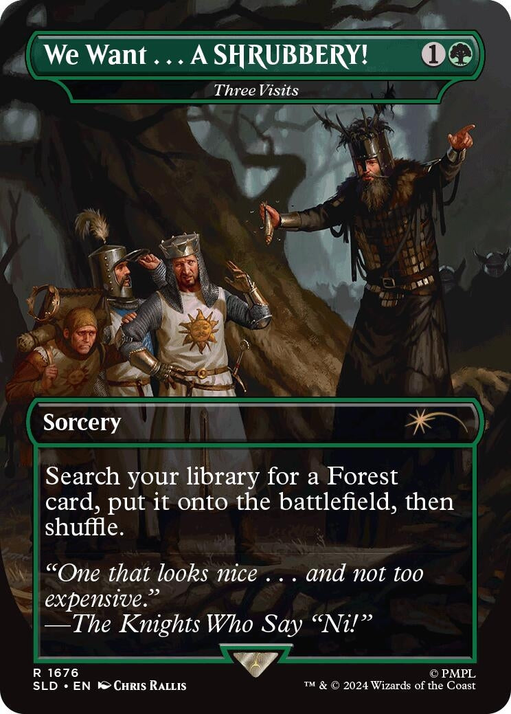 Image for We Want...A SHRUBBERY! - Three Visits (1676) - Magic: The Gathering