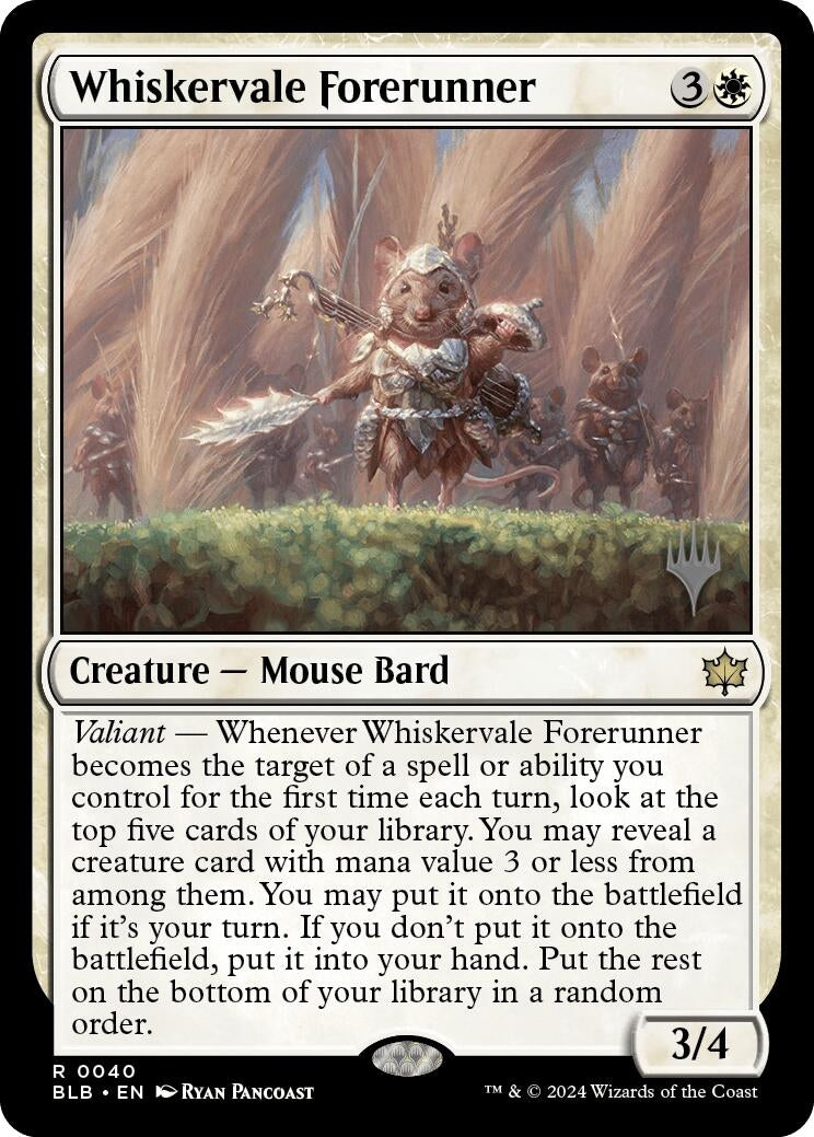 Whiskervale Forerunner (40) (Promo Pack: Bloomburrow)