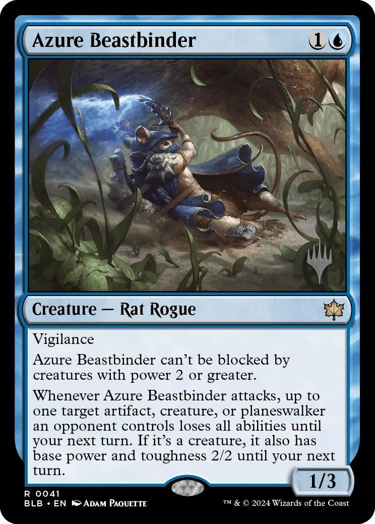 Azure Beastbinder (41) (Promo Pack: Bloomburrow)