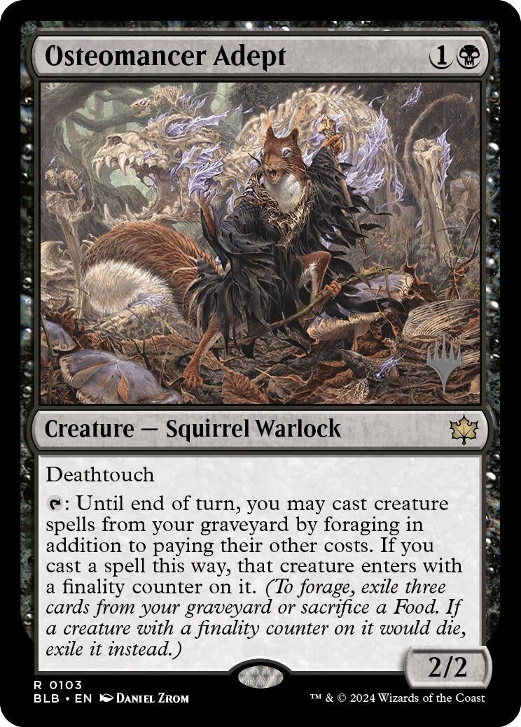 Osteomancer Adept (103) (Promo Pack: Bloomburrow)