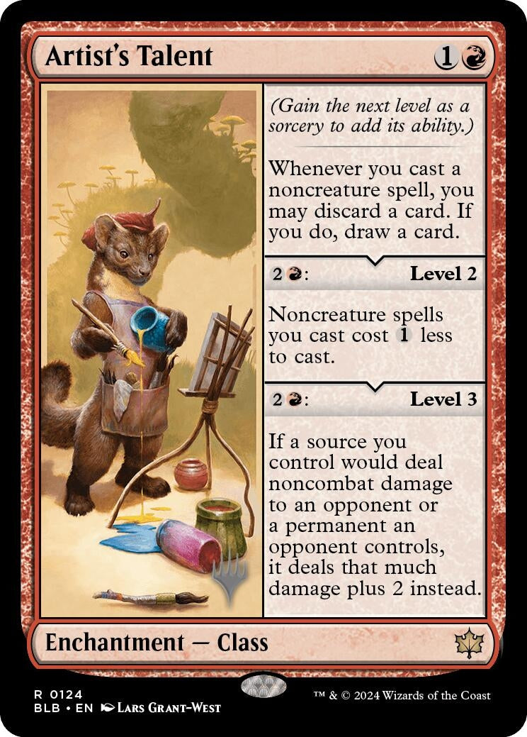 Artist's Talent (124) (Promo Pack: Bloomburrow)