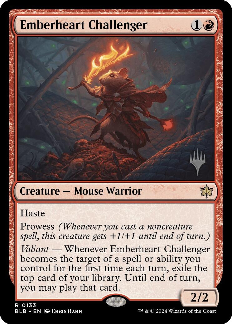 Emberheart Challenger (133) (Promo Pack: Bloomburrow)