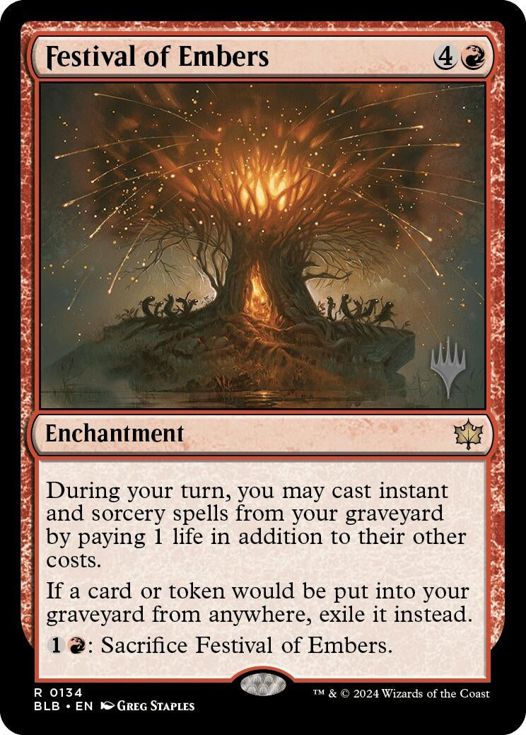 Festival of Embers (134) (Promo Pack: Bloomburrow)
