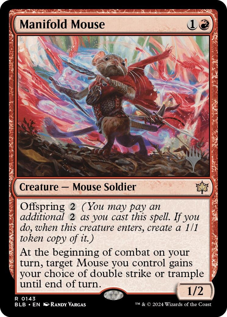 Manifold Mouse (143) (Promo Pack: Bloomburrow)