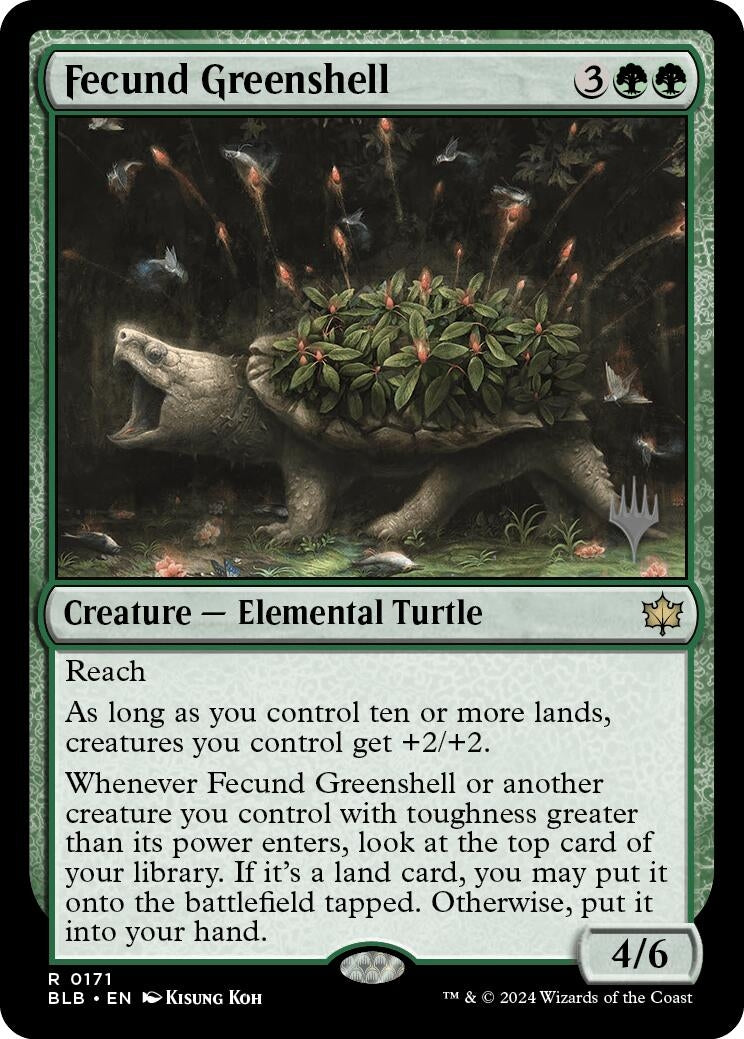 Fecund Greenshell (171) (Promo Pack: Bloomburrow)