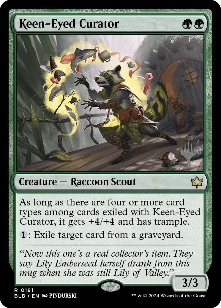 Keen-Eyed Curator (181) (Promo Pack: Bloomburrow)