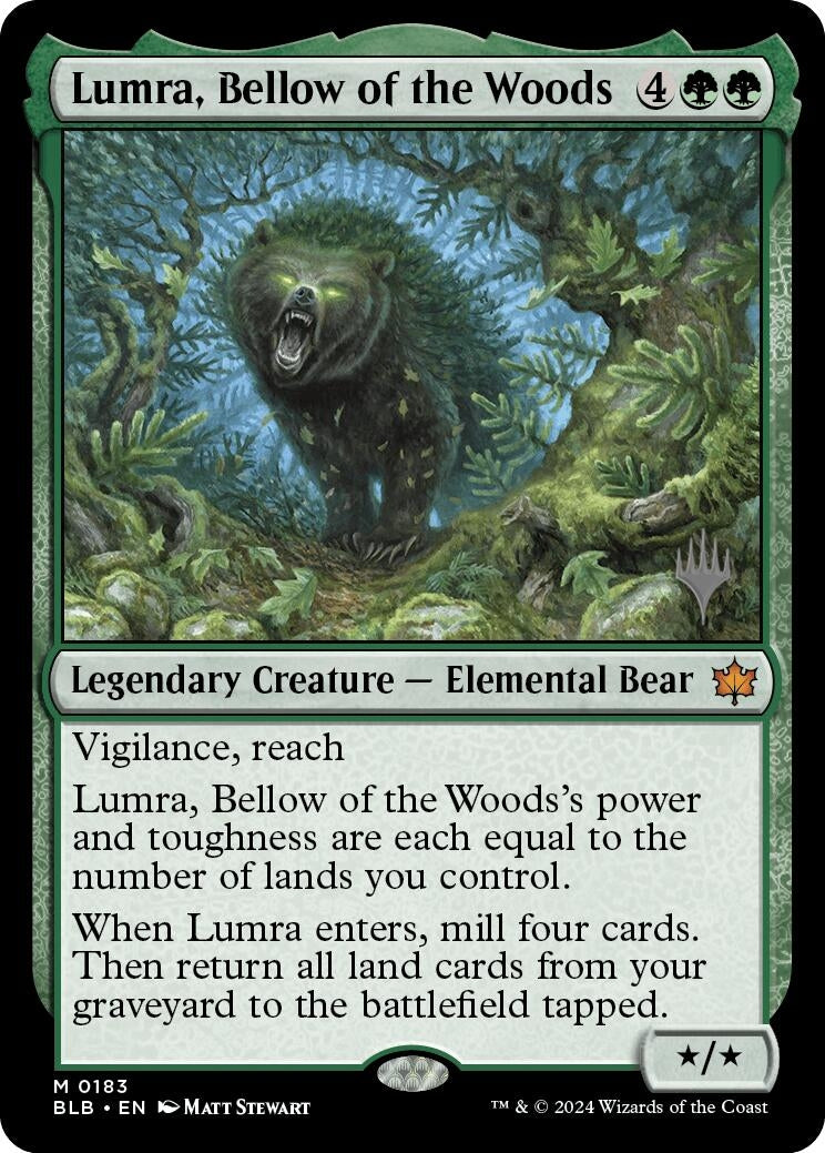 Lumra, Bellow of the Woods (183) (Promo Pack: Bloomburrow)