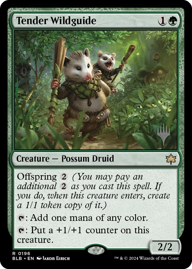 Tender Wildguide (196) (Promo Pack: Bloomburrow)