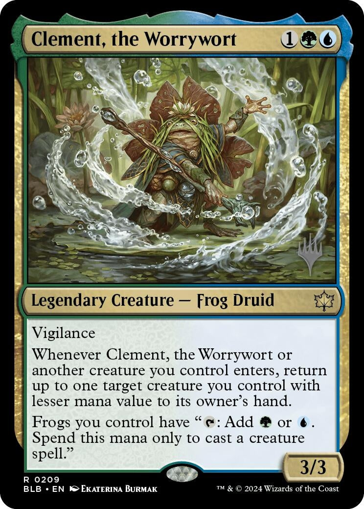 Clement, the Worrywort (209) (Promo Pack: Bloomburrow)