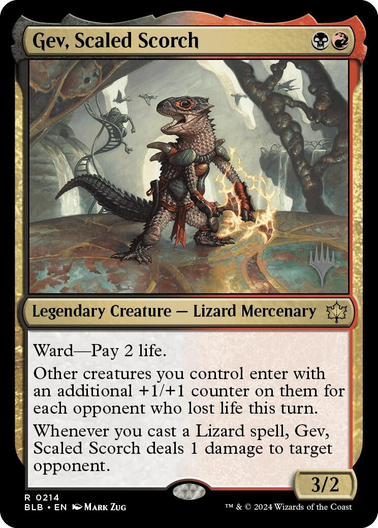 Gev, Scaled Scorch (214) (Promo Pack: Bloomburrow)