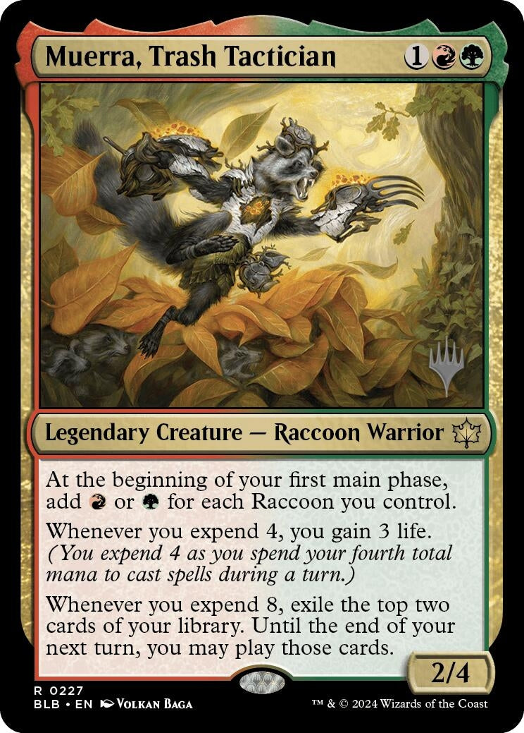 Muerra, Trash Tactician (227) (Promo Pack: Bloomburrow)