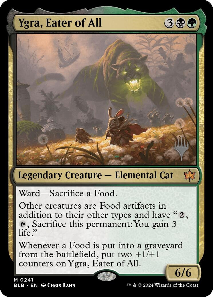 Ygra, Eater of All (241) (Promo Pack: Bloomburrow)