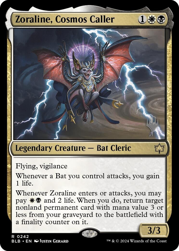 Zoraline, Cosmos Caller (242) (Promo Pack: Bloomburrow)