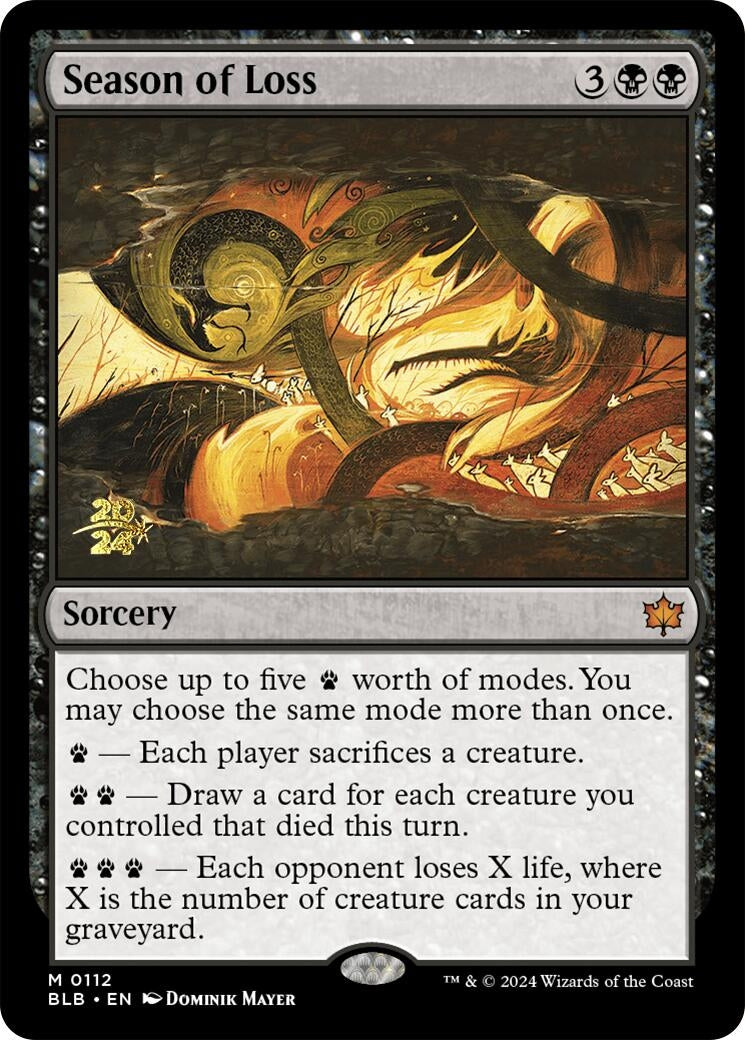 Season of Loss (112) (Prerelease Cards)