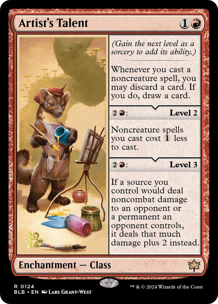 Artist's Talent (124) (Prerelease Cards)
