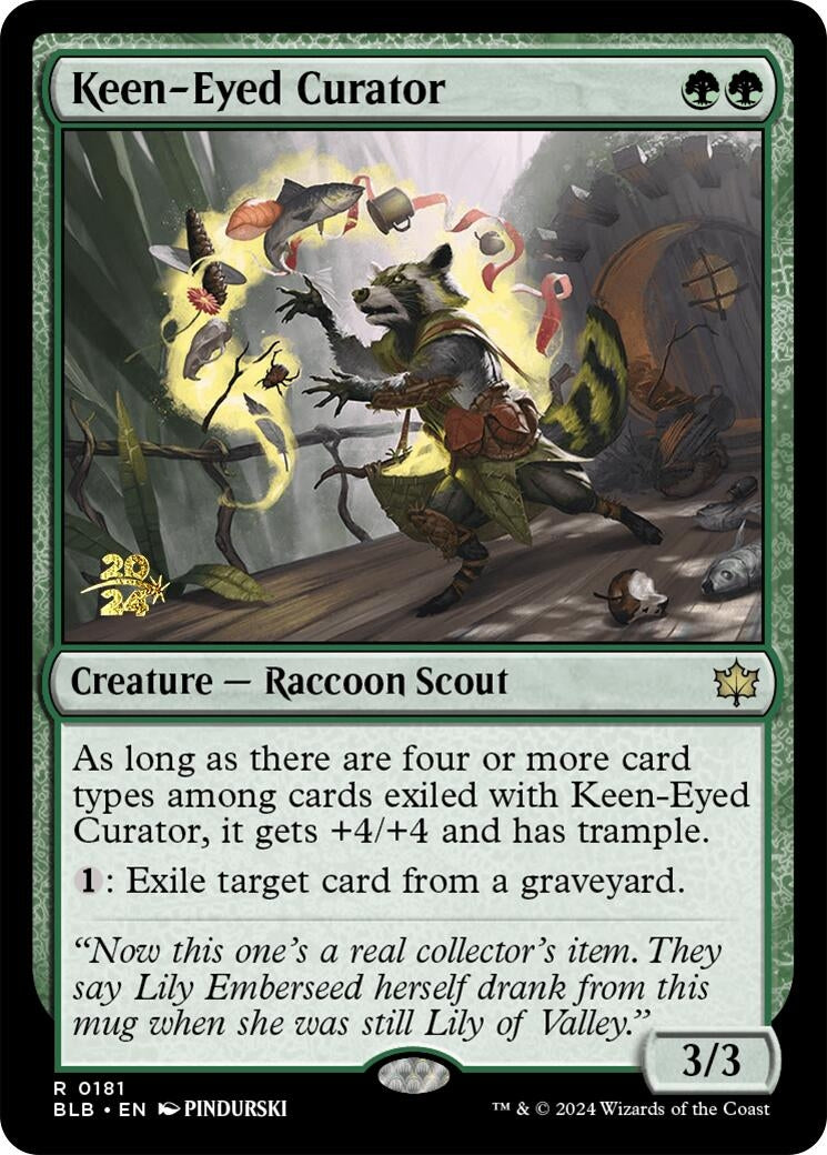 Keen-Eyed Curator (181) (Prerelease Cards)