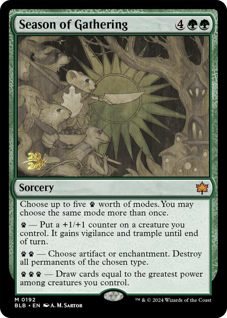 Season of Gathering (192) (Prerelease Cards)