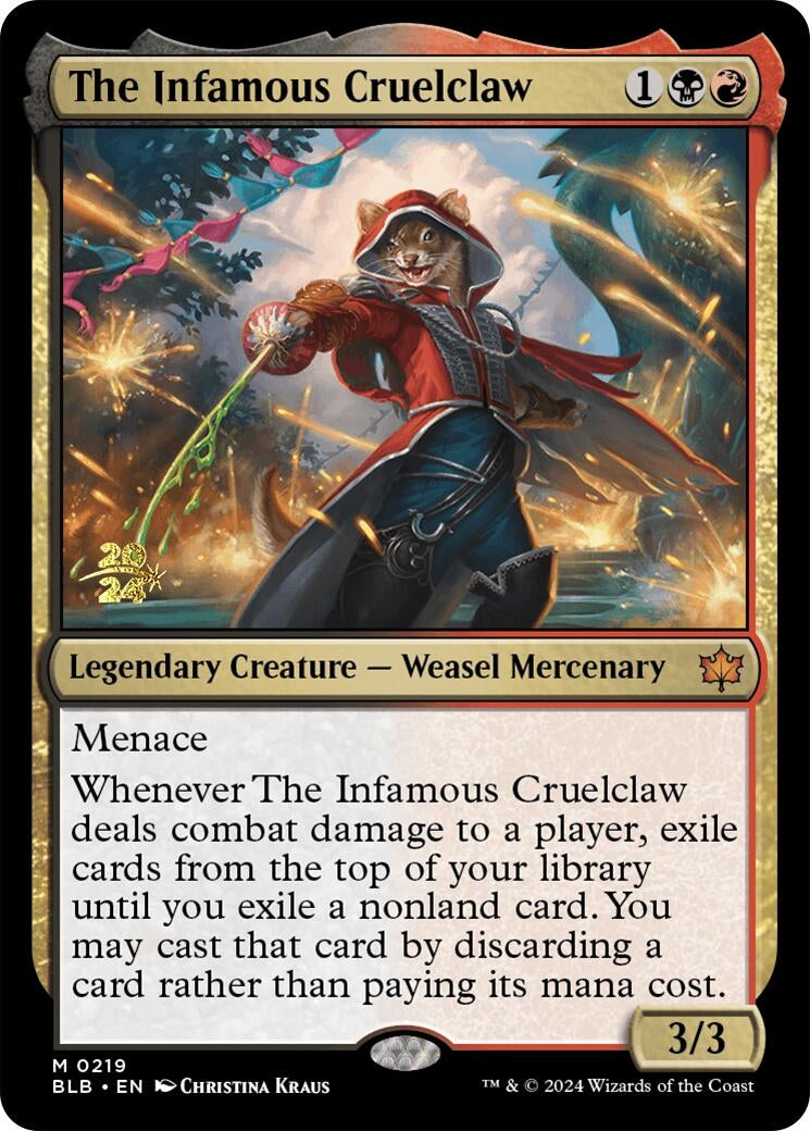 The Infamous Cruelclaw (219) (Prerelease Cards)