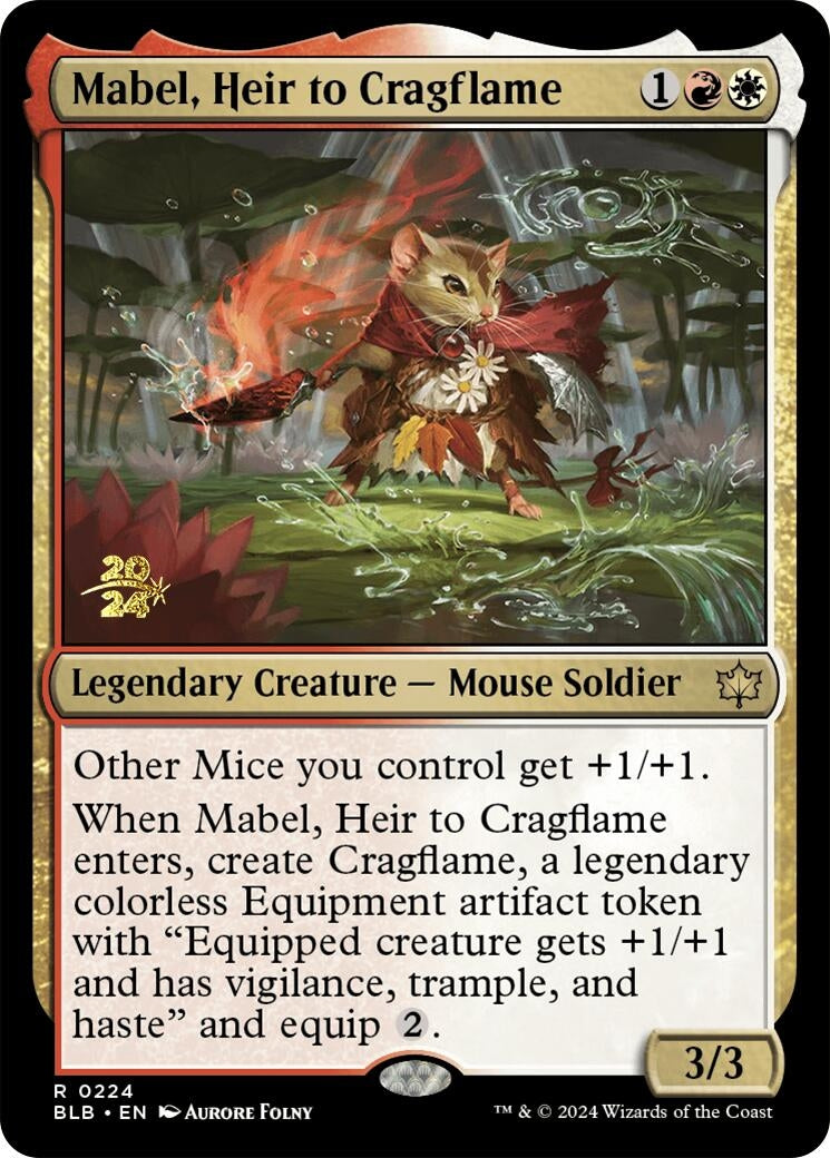 Mabel, Heir to Cragflame (224) (Prerelease Cards)