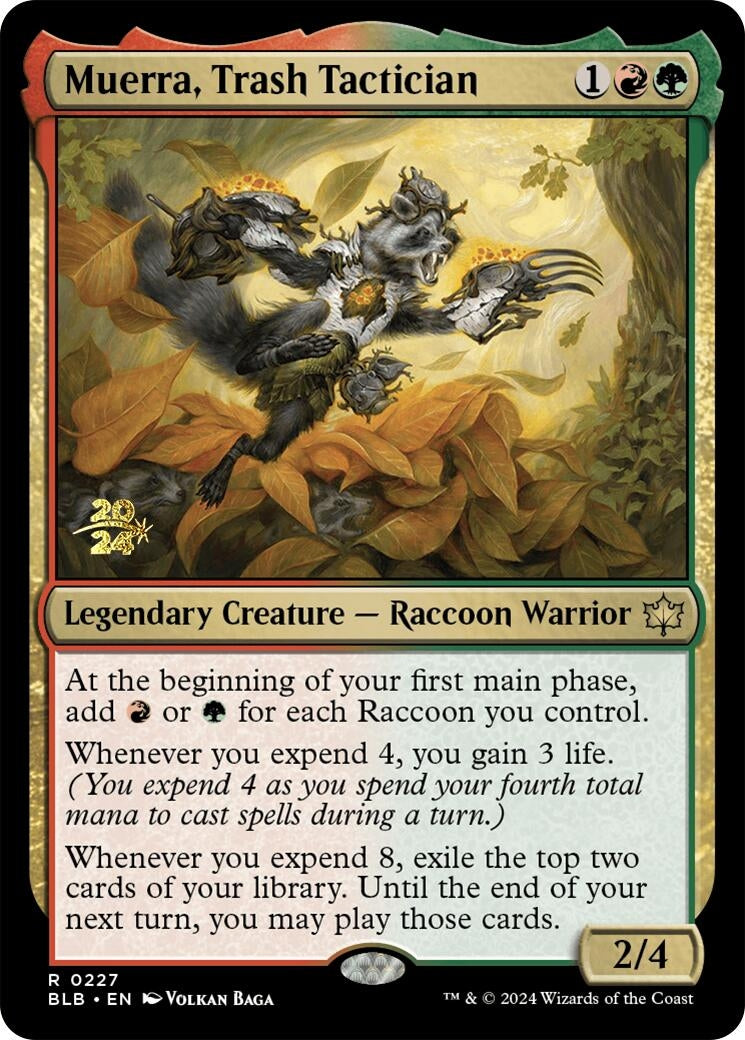 Muerra, Trash Tactician (227) (Prerelease Cards)