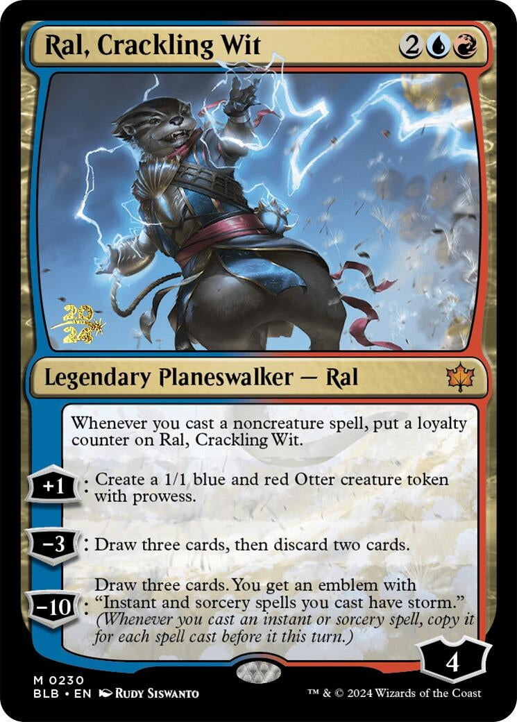 Ral, Crackling Wit (230) (Prerelease Cards)