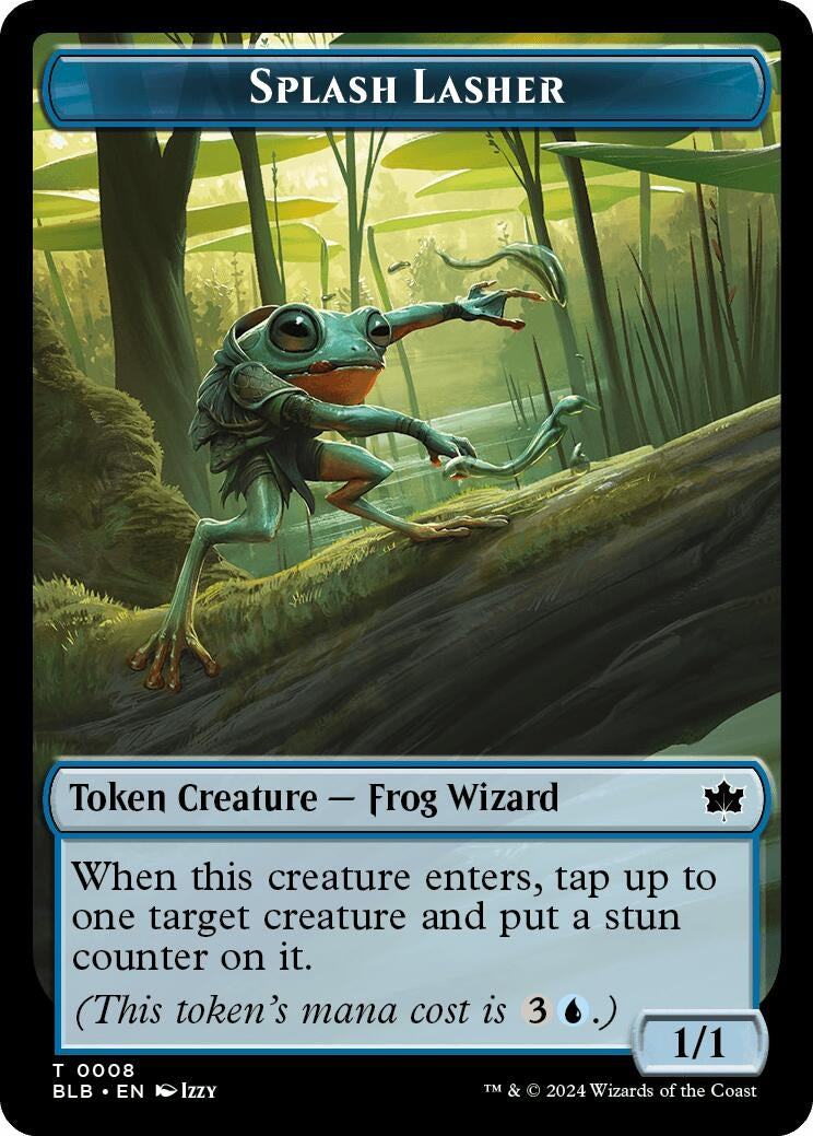 Splash Lasher Token (8) (Bloomburrow)