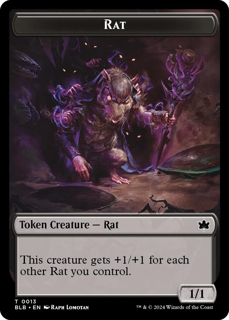 Rat Token (13) (Bloomburrow)