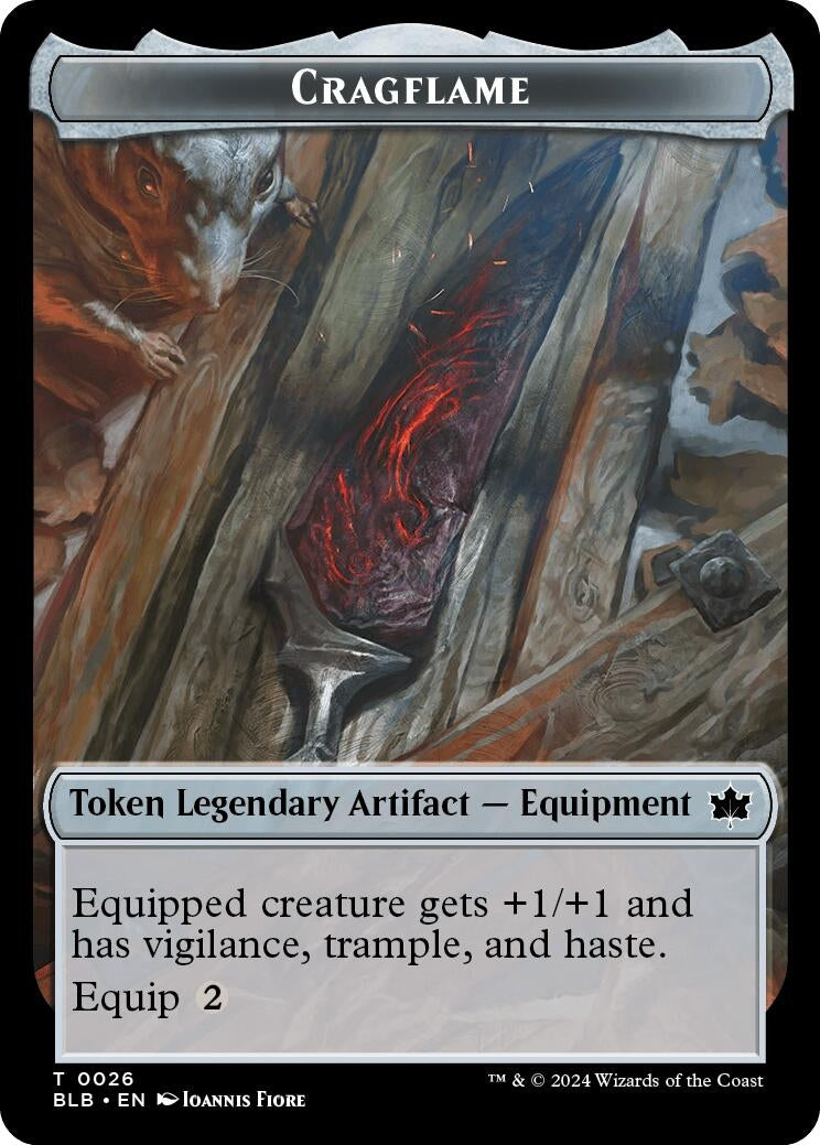 Cragflame Token (26) (Bloomburrow)