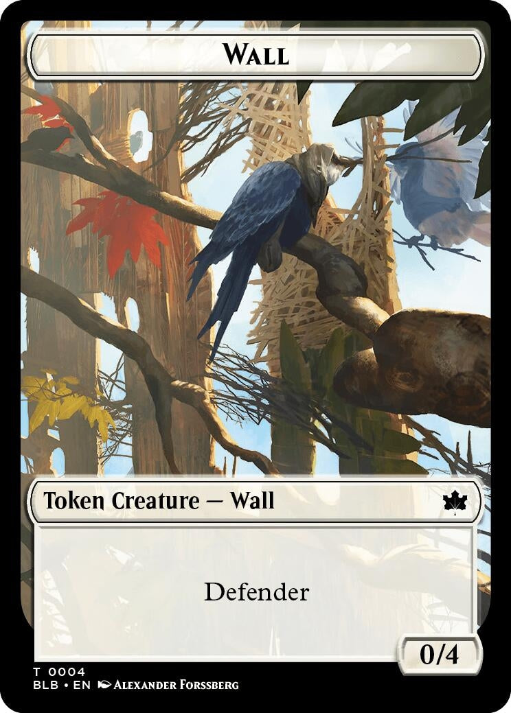 Wall // Intrepid Rabbit Double-Sided Token (4 // 2)