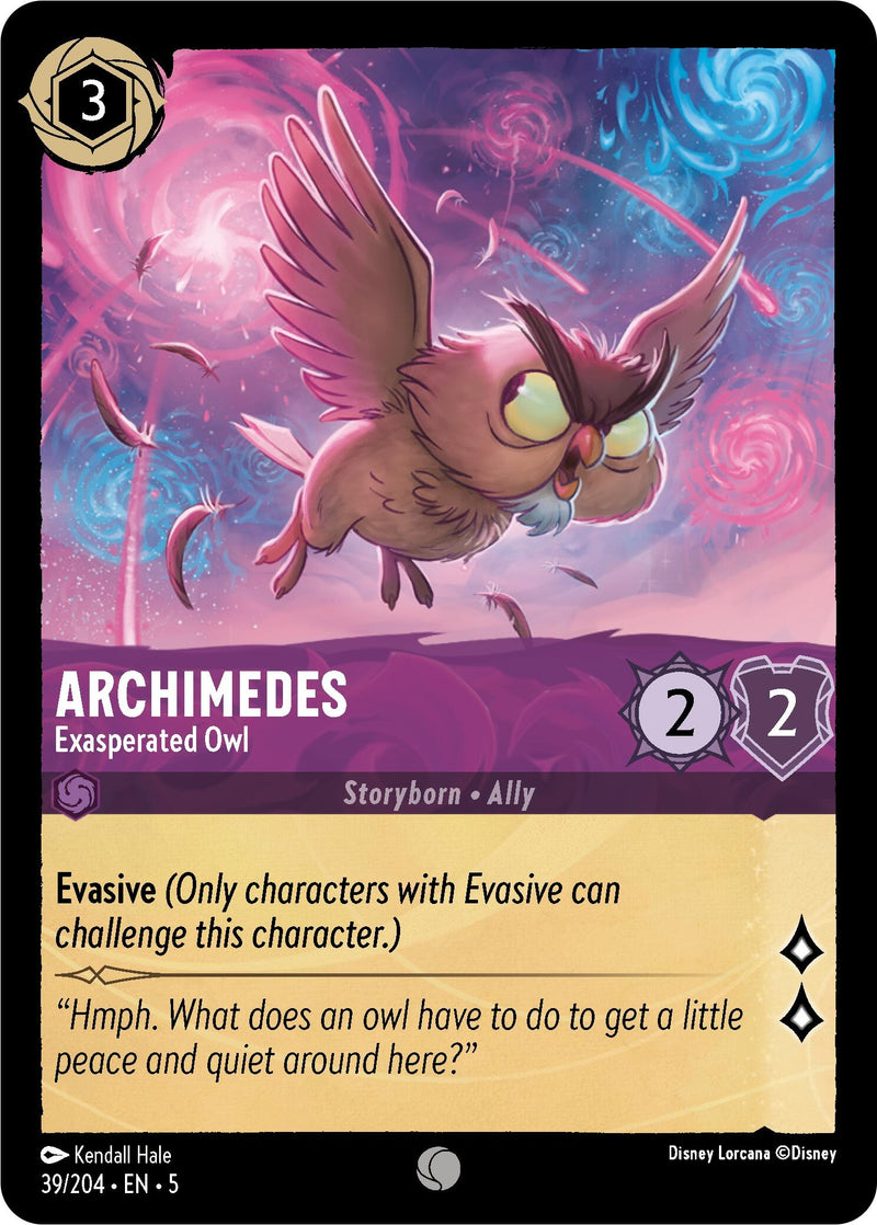 Archimedes - Exasperated Owl (39/204) (Shimmering Skies)