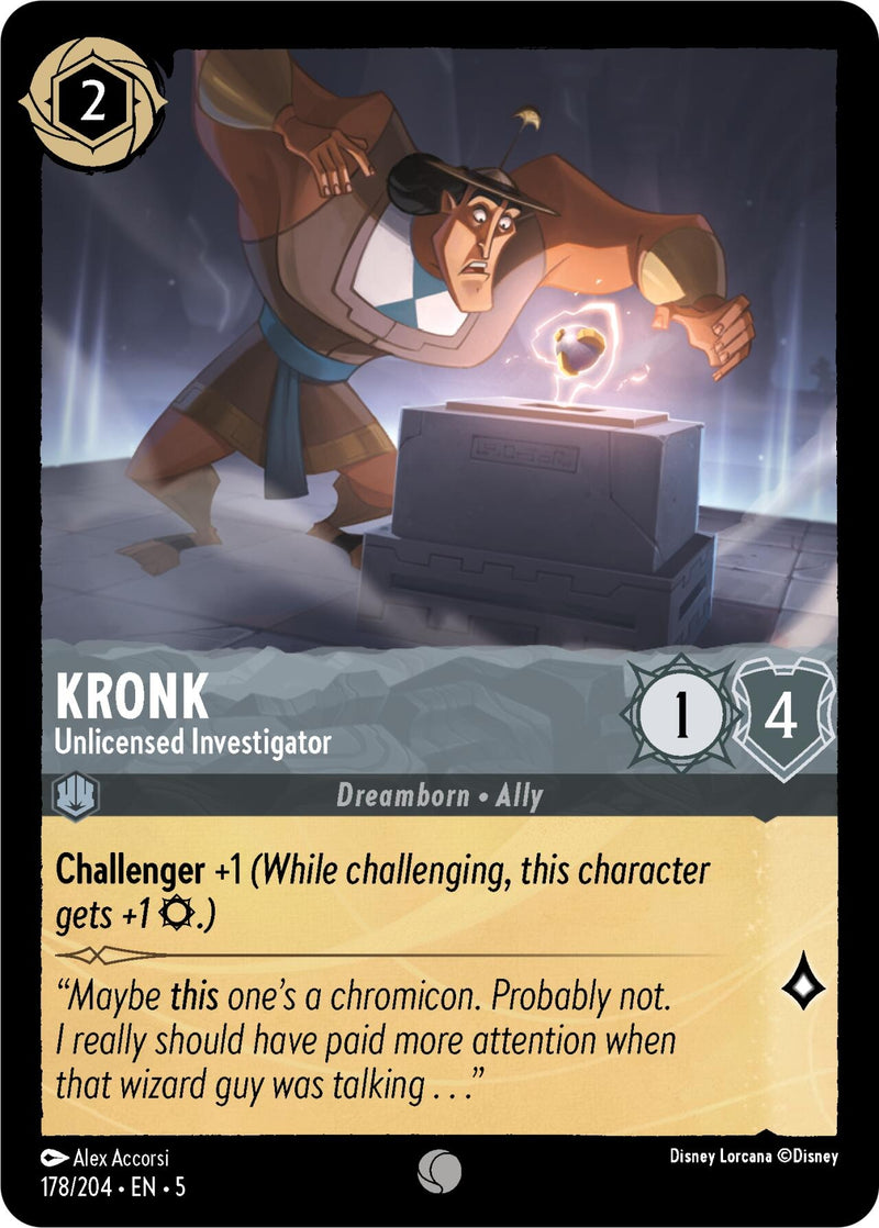 Kronk - Unlicensed Investigator (178/204) (Shimmering Skies)