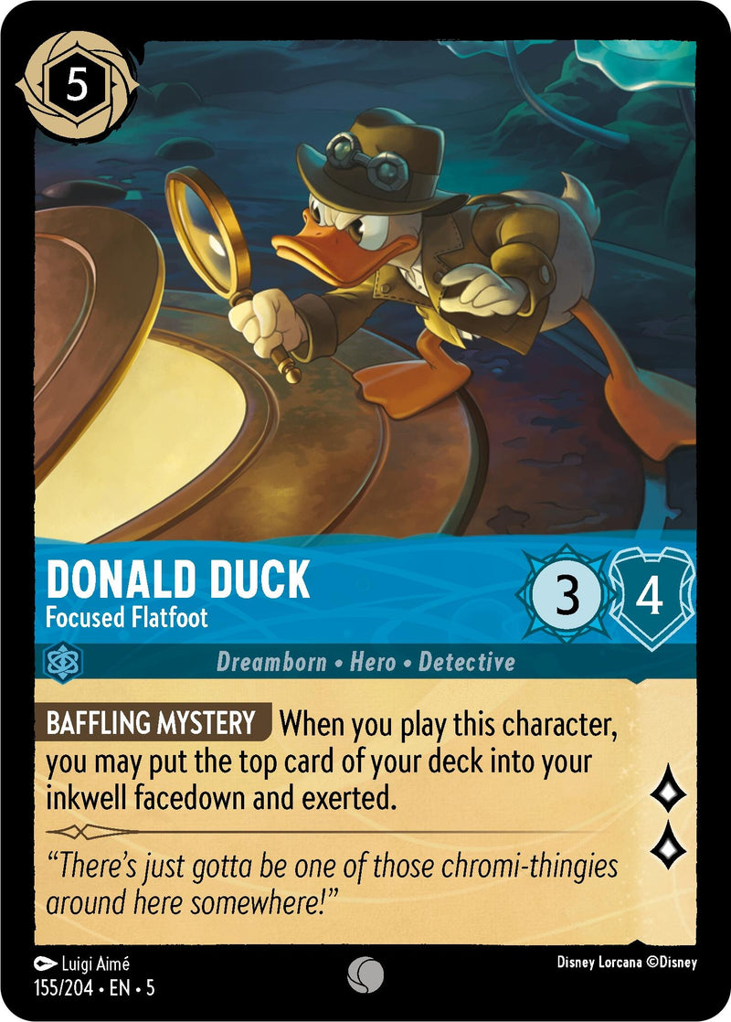 Donald Duck - Focused Flatfoot (155/204) (Shimmering Skies)