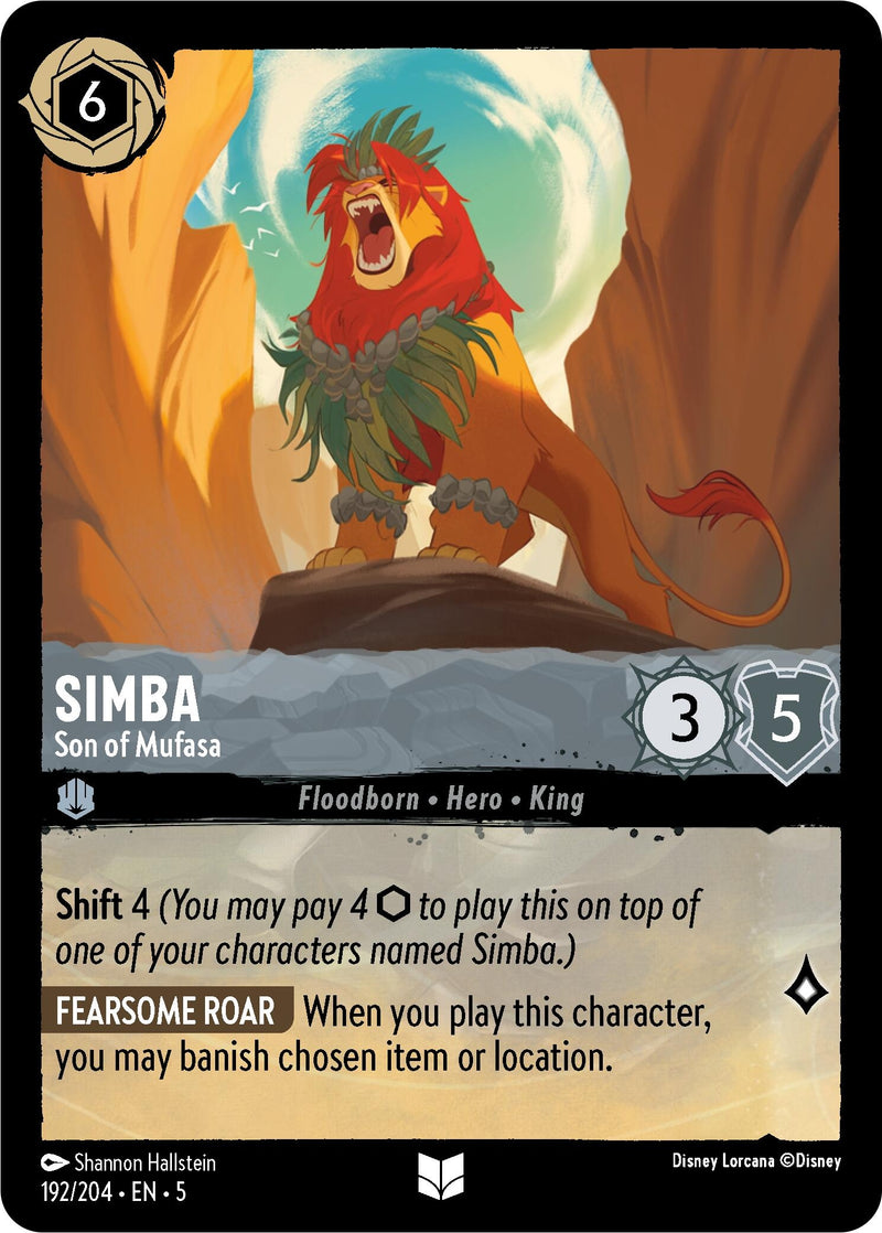 Simba - Son of Mufasa (192/204) (Shimmering Skies)