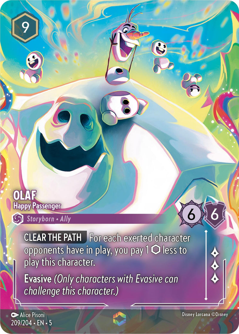 Olaf - Happy Passenger (Enchanted) (209/204) (Shimmering Skies)