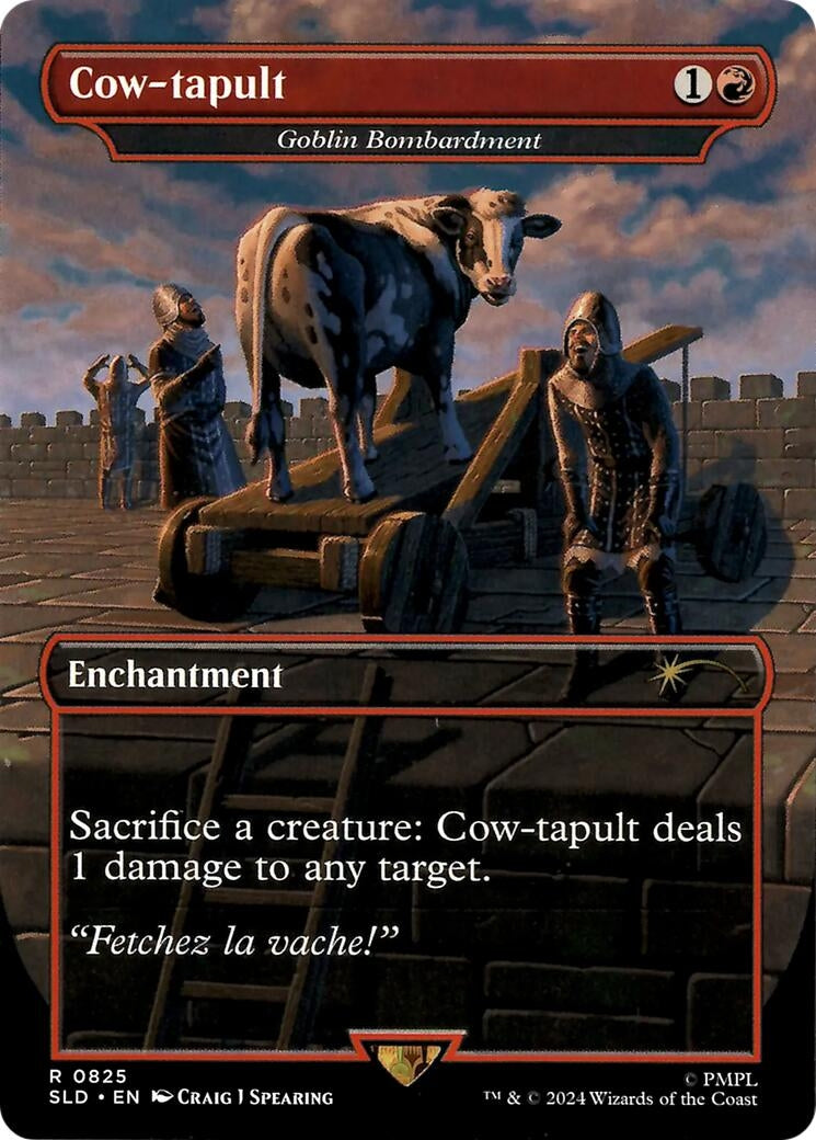 Cow-tapult - Goblin Bombardment (825) (Secret Lair Drop Series)
