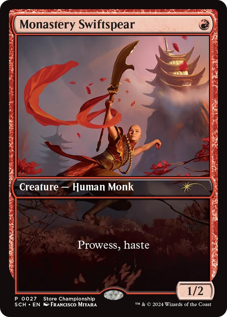 Monastery Swiftspear (27) (Game Day & Store Championship Promos)