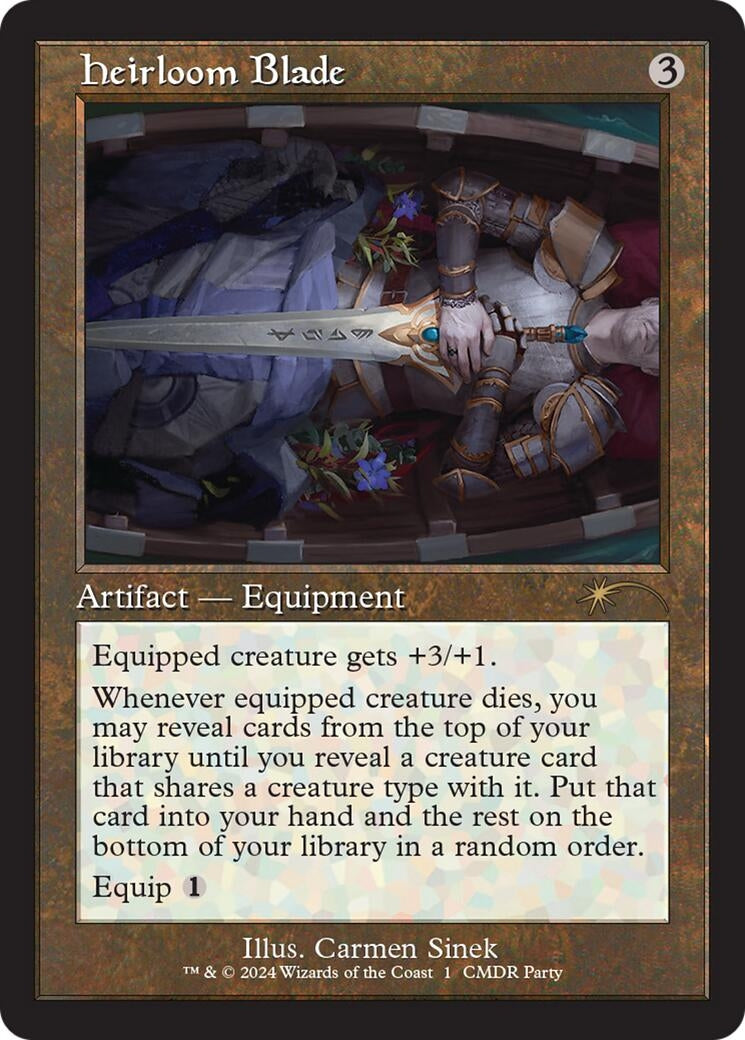 Heirloom Blade (Retro Frame) (1) (WPN & Gateway Promos)