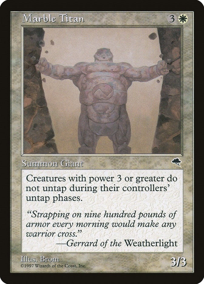 Marble Titan (28) (Tempest)