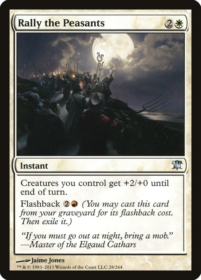 Rally the Peasants (28) (Innistrad)
