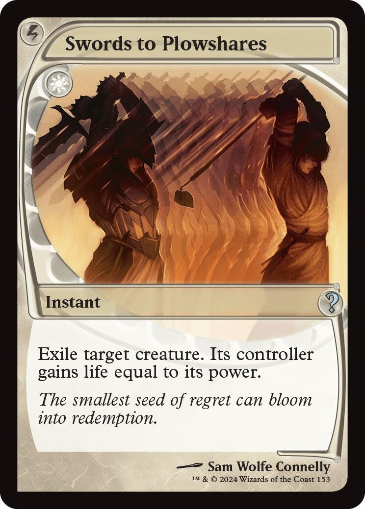 Swords to Plowshares (Future Sight) (153) (Mystery Booster 2) (MB2)