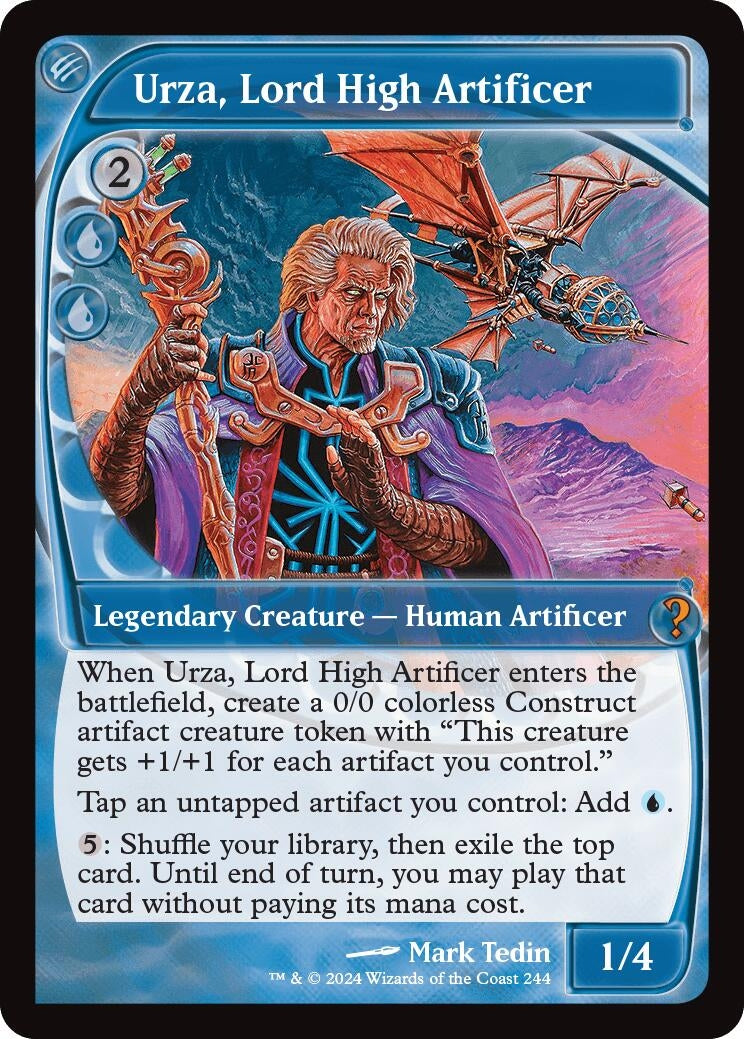 Urza, Lord High Artificer (Future Sight) (244) (Mystery Booster 2)
