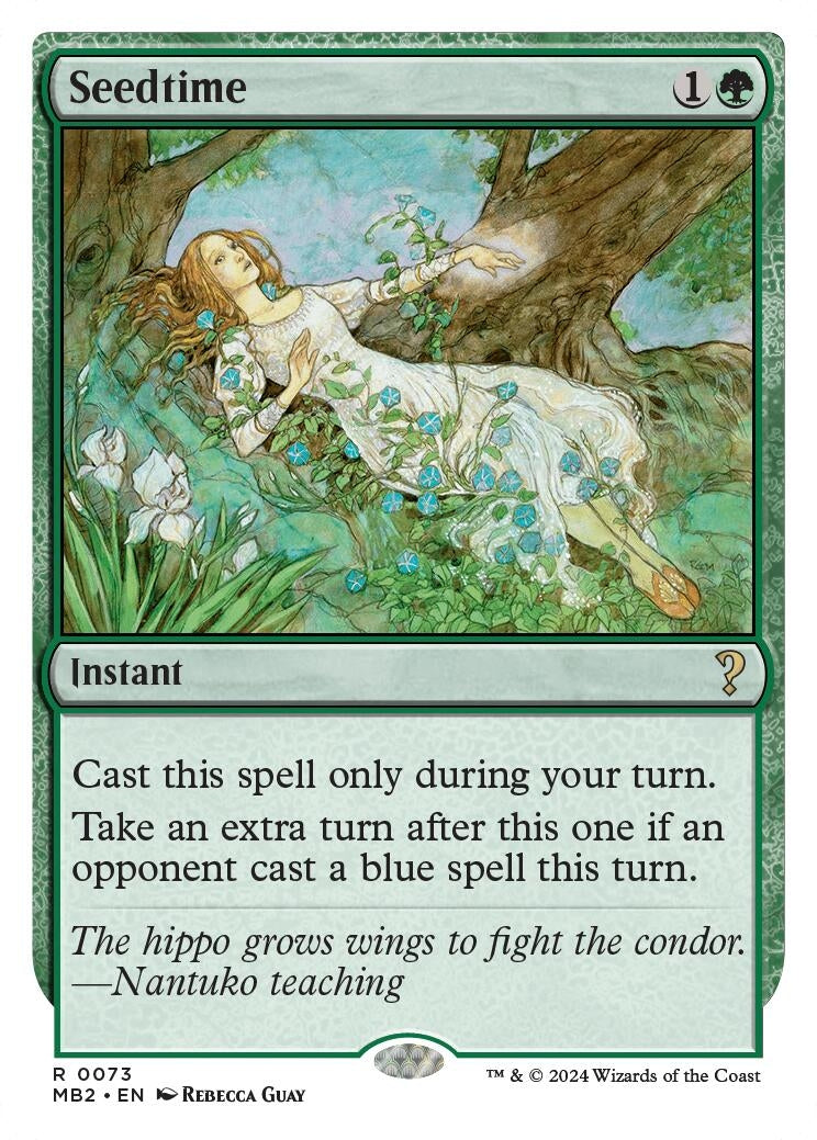 Seedtime (White Border) (73) (Mystery Booster 2)