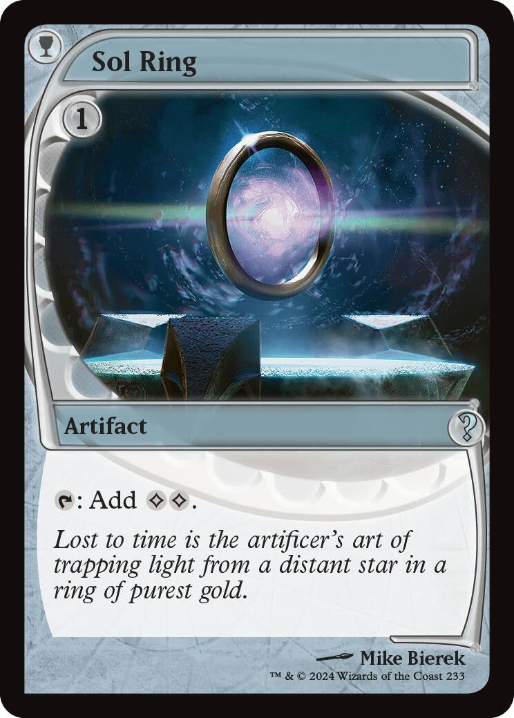 Sol Ring (Future Sight) (233) (Mystery Booster 2)